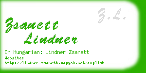 zsanett lindner business card